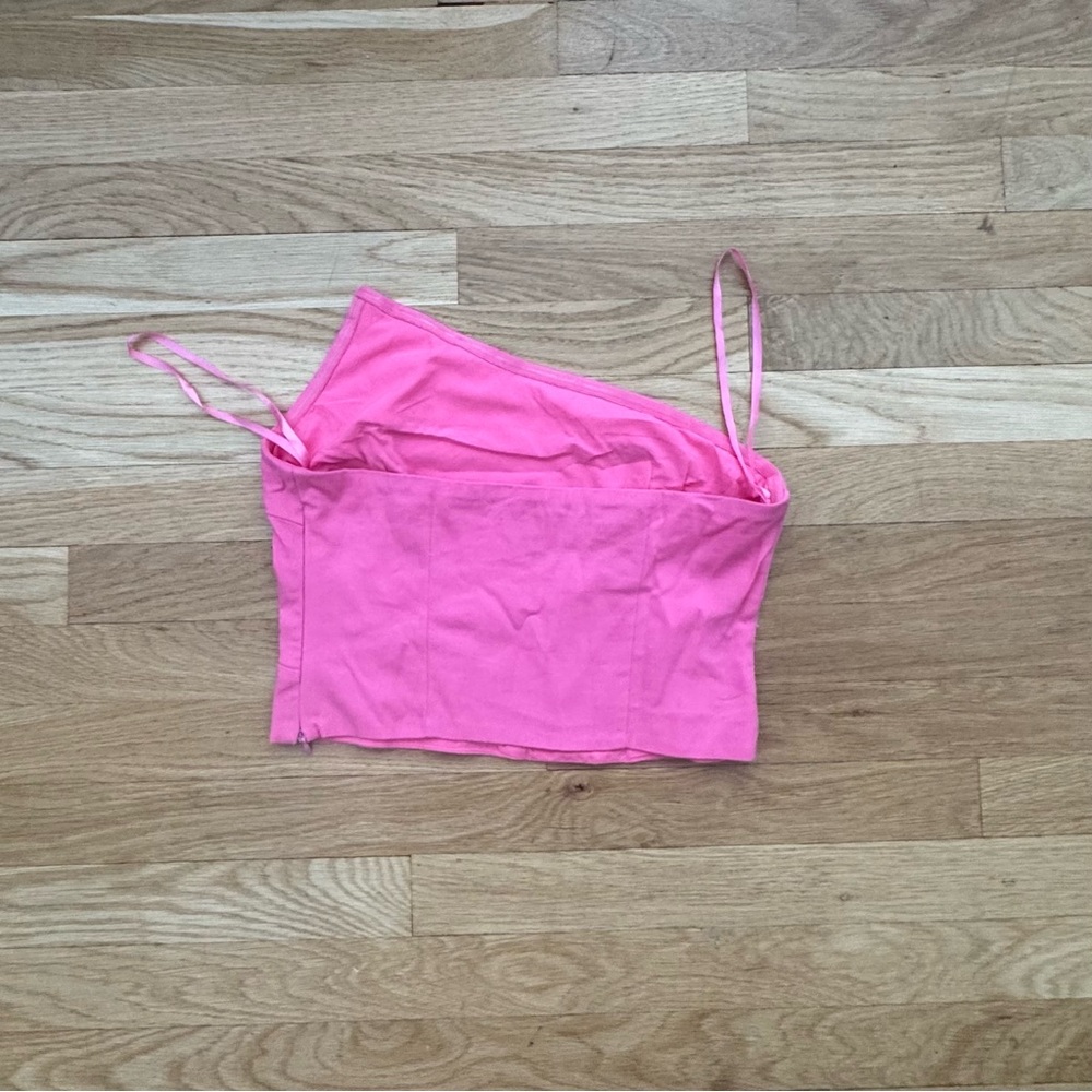 Superdown Hot Pink Cami Asymmetrical Mint - Picture 2 of 3